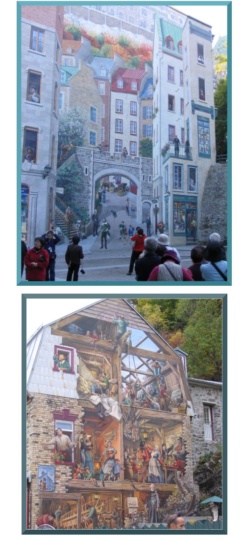les deux plus grandes fresques de la ville